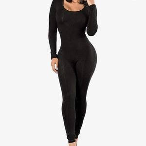 Women’s One Piece Black Catsuit